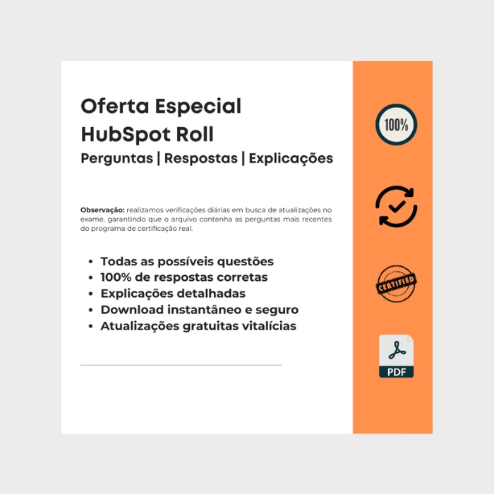 Respostas Oferta Especial HubSpot Academy Roll