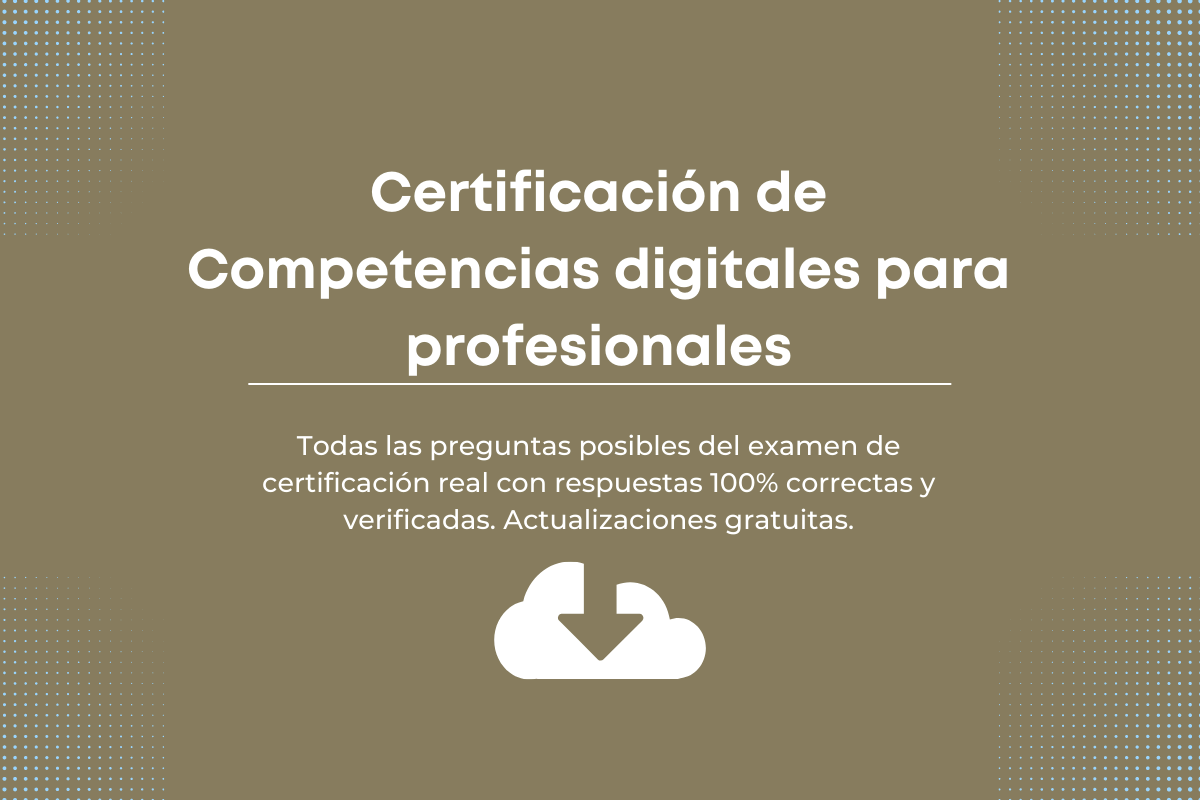 Competencias Digitales Para Profesionales | ExamRoll