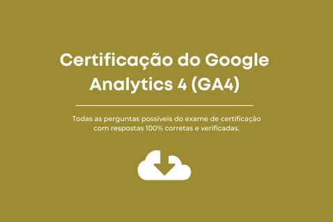 Respostas de certificação Google Analytics 4 (GA4)