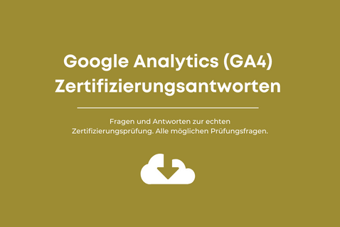 Google Analytics 4 Zertifizierungsantworten (GA4)