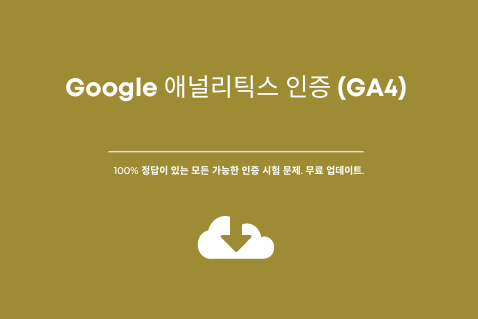 Google 애널리틱스 인증 (GA4)