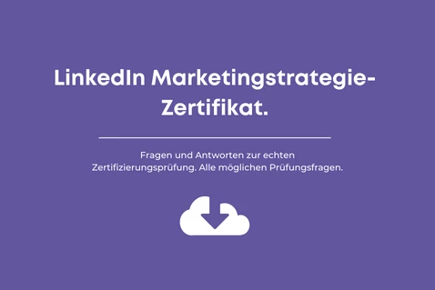 LinkedIn Marketingstrategie-Zertifikat