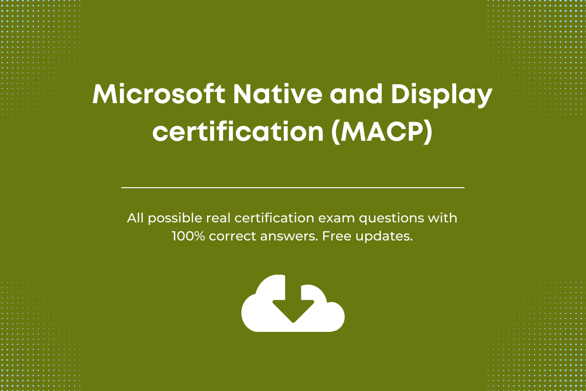 Microsoft native and diisplay ads exam answers