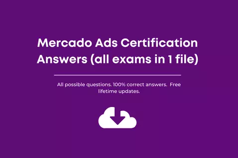 Mercado ads certification exams answers