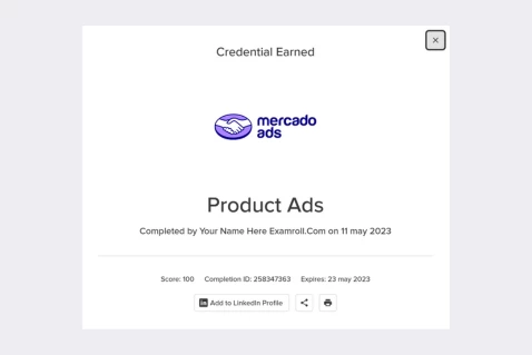 Certificación en Product Ads. Respuestas del examen