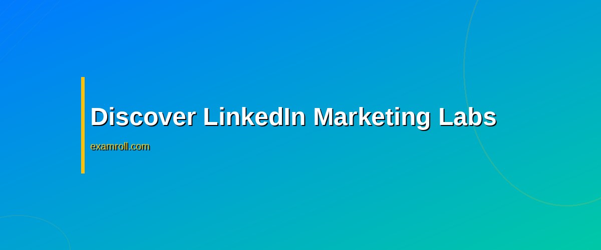 Boost Your Career with LinkedIn Marketing Labs Certifications – Discover LinkedIn Marketing Labs