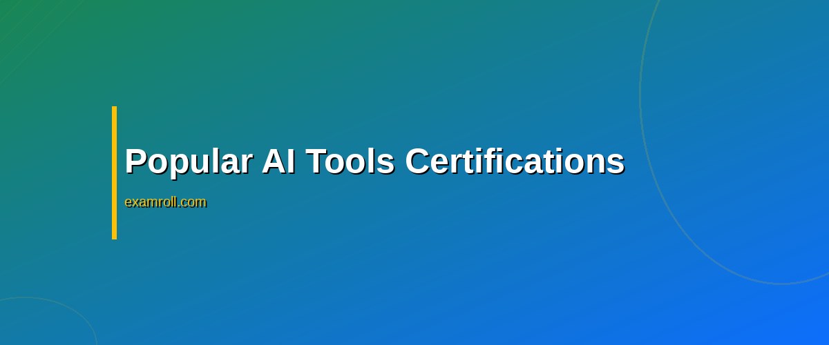 Top AI Tools Certification Programs to Boost Your Skills in 2026 – Popular AI Tools Certifications