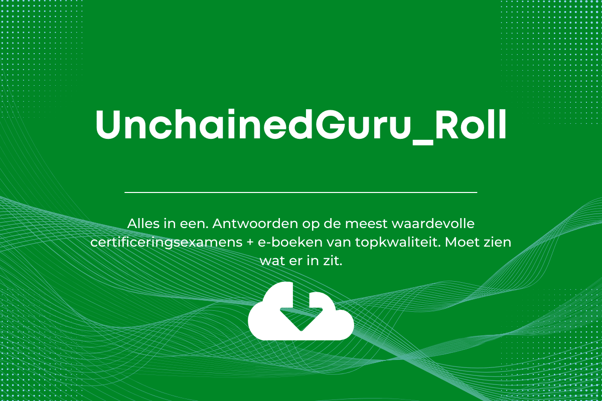 Speciale aanbieding UnchainedGuru_Roll