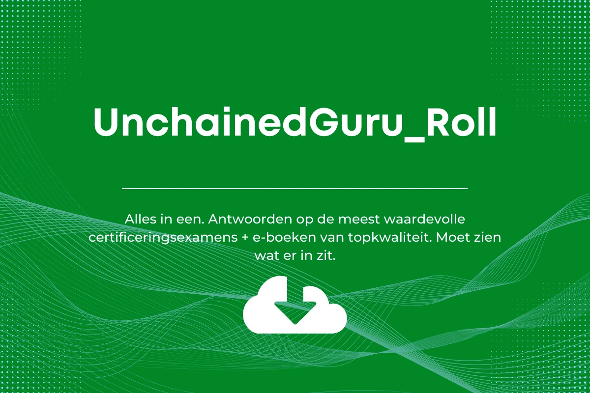 Speciale aanbieding UnchainedGuru_Roll