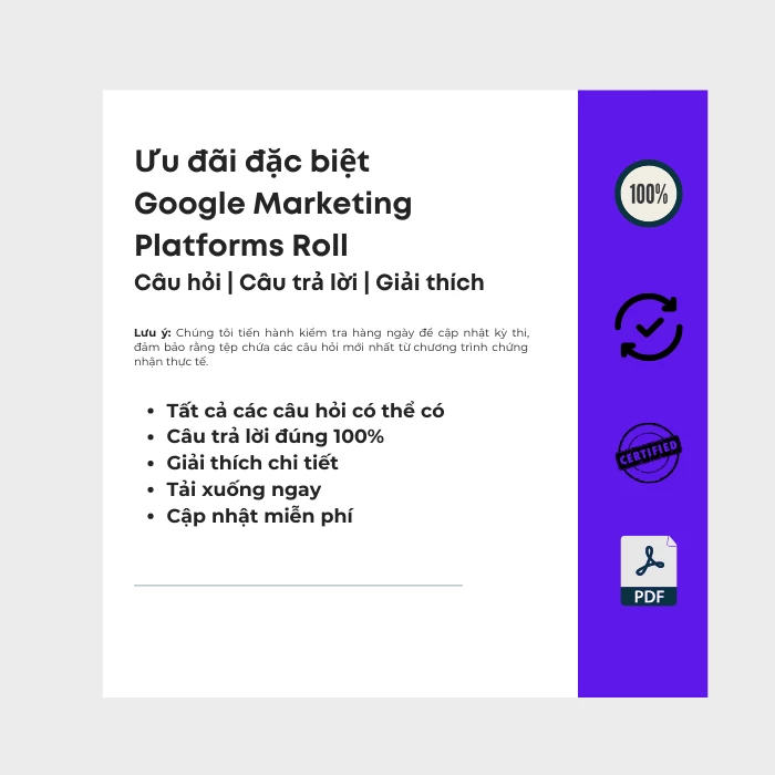 Hình ảnh hiển thị bìa sách điện tử có tiêu đề Google Marketing Platforms