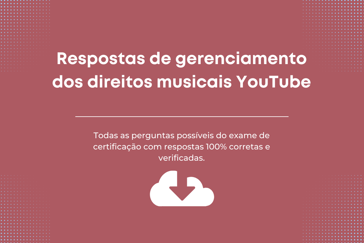 Gerenciamento dos direitos musicais YouTube